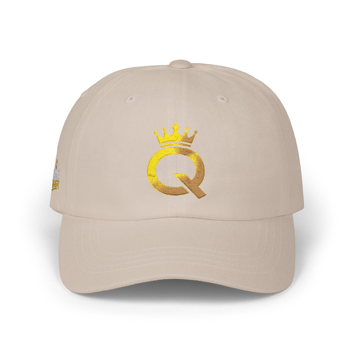 Dad Cap — Gold Crown 'Q' Embroidered Hat