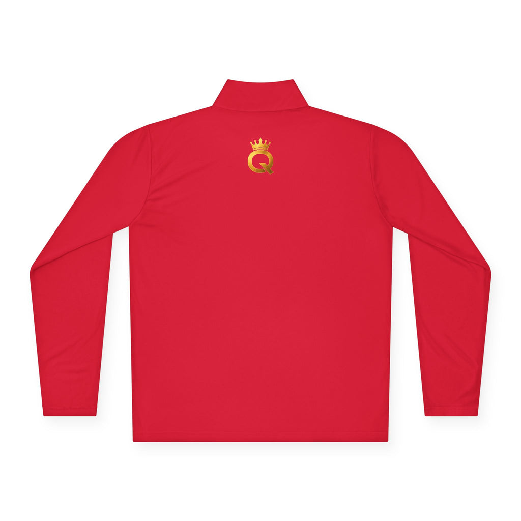 Quarter-Zip Pullover — 'Q' Crown Logo Pullover
