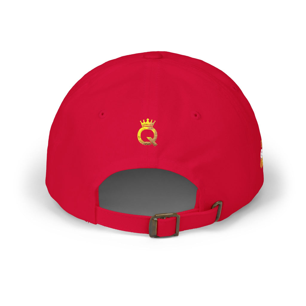 Dad Cap — Gold Crown 'Q' Embroidered Hat