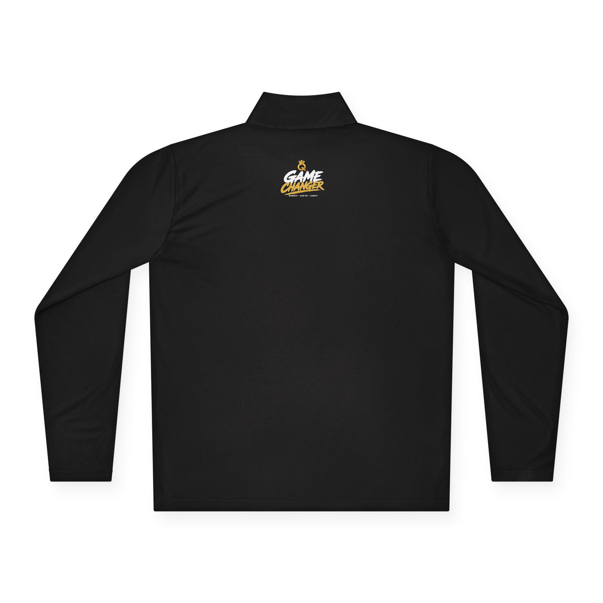Gold Crown Embroidered Quarter-Zip Pullover