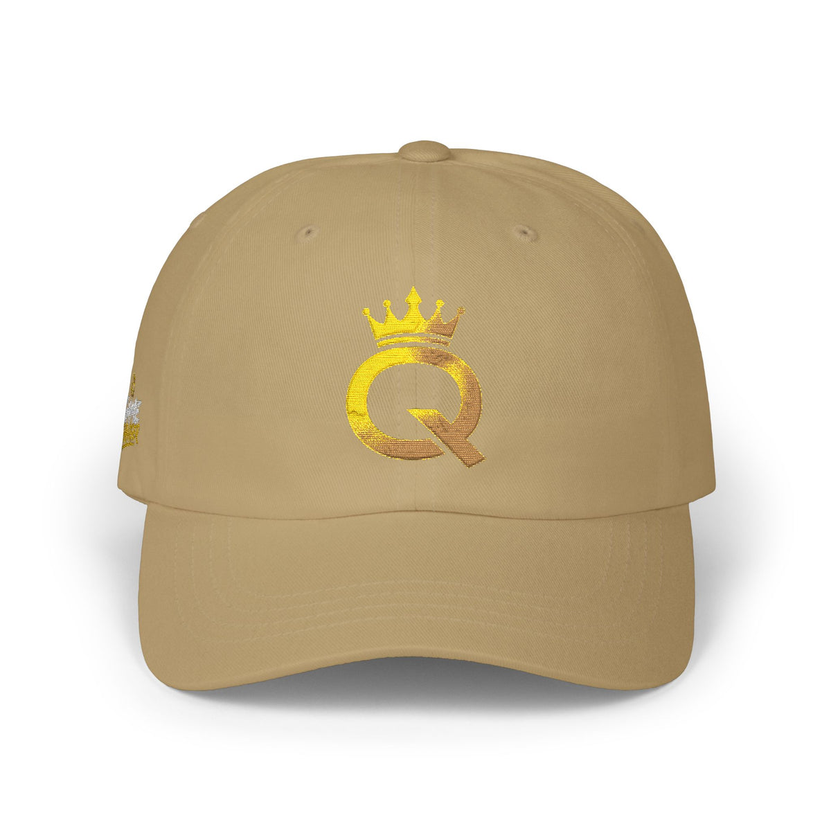 Dad Cap — Gold Crown 'Q' Embroidered Hat