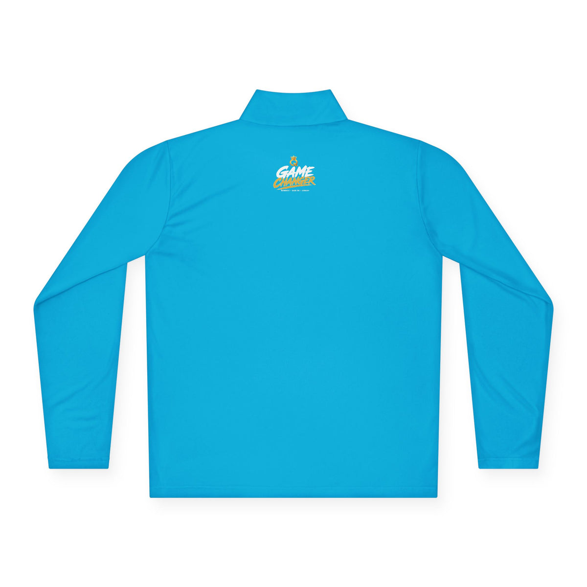 Gold Crown Embroidered Quarter-Zip Pullover