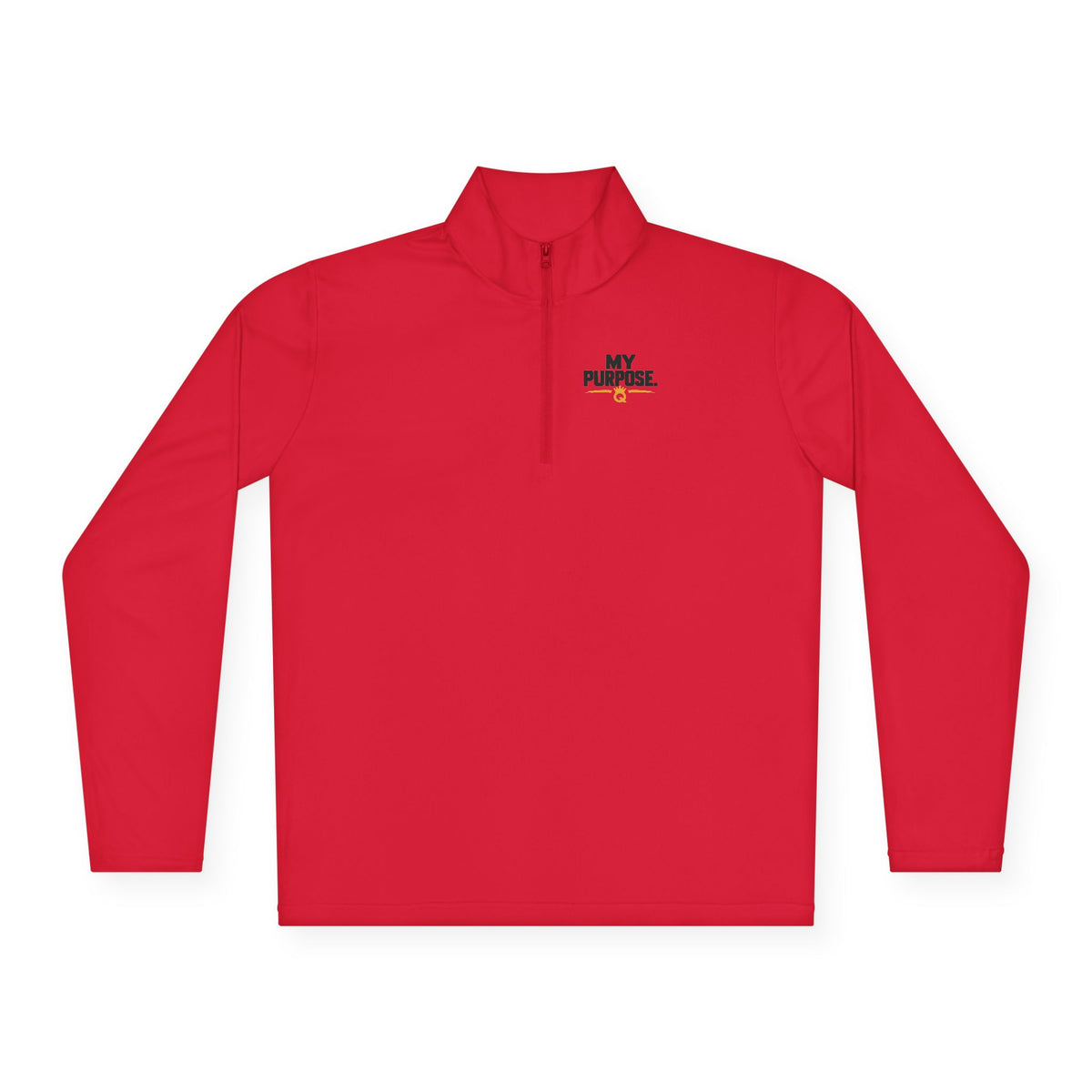 Quarter-Zip Pullover — 'Q' Crown Logo Pullover