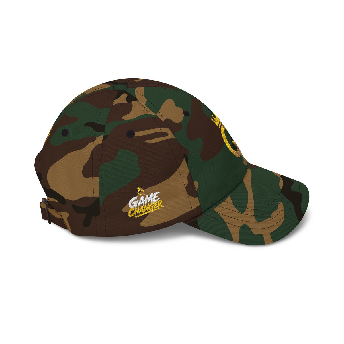 Dad Cap — Gold Crown 'Q' Embroidered Hat