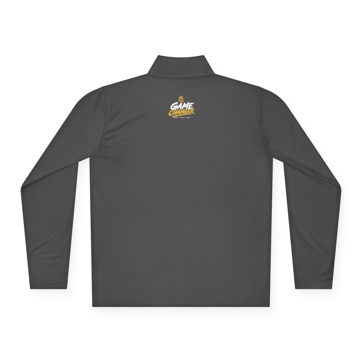Gold Crown Embroidered Quarter-Zip Pullover