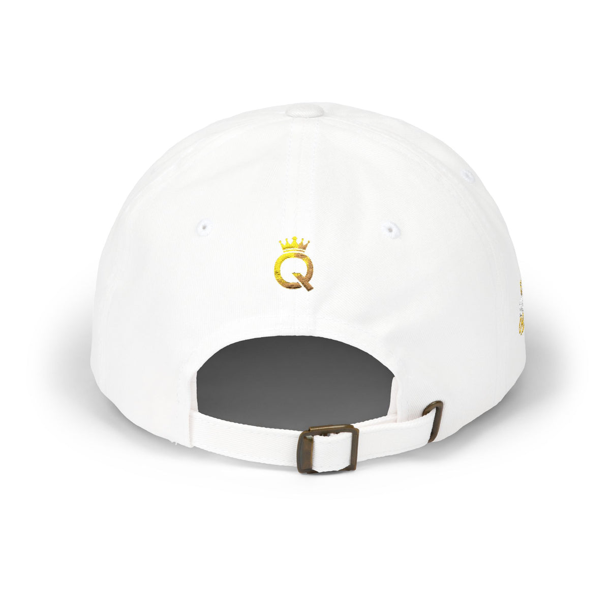 Dad Cap — Gold Crown 'Q' Embroidered Hat