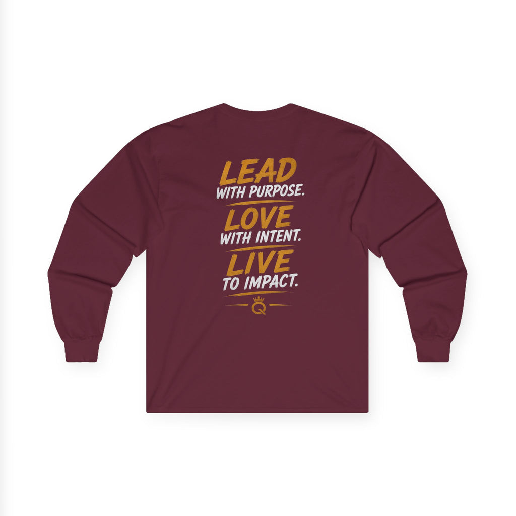 Championship Mindset Long Sleeve Tee — Lead With Purpose Motivational Shirt