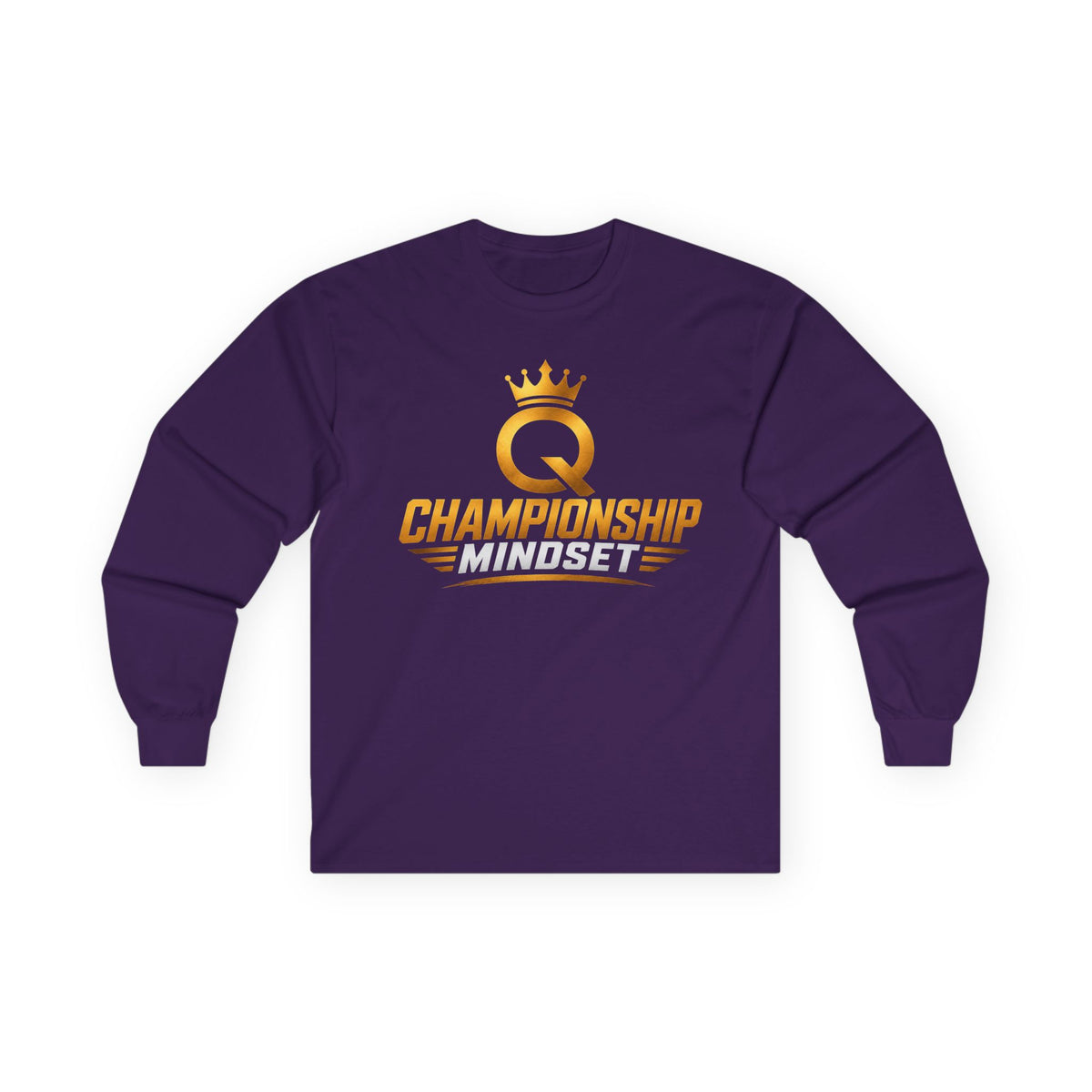 Championship Mindset Long Sleeve Tee — Lead With Purpose Motivational Shirt