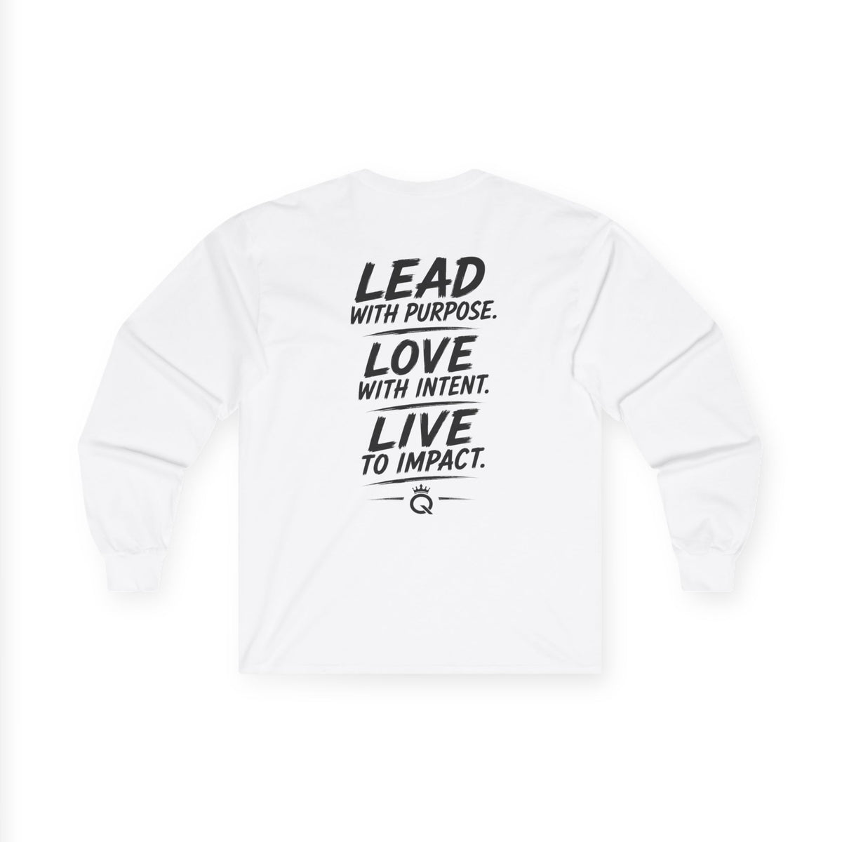 Championship Mindset Long Sleeve Tee — "Lead with Purpose. Love with Intent. Live to Impact."