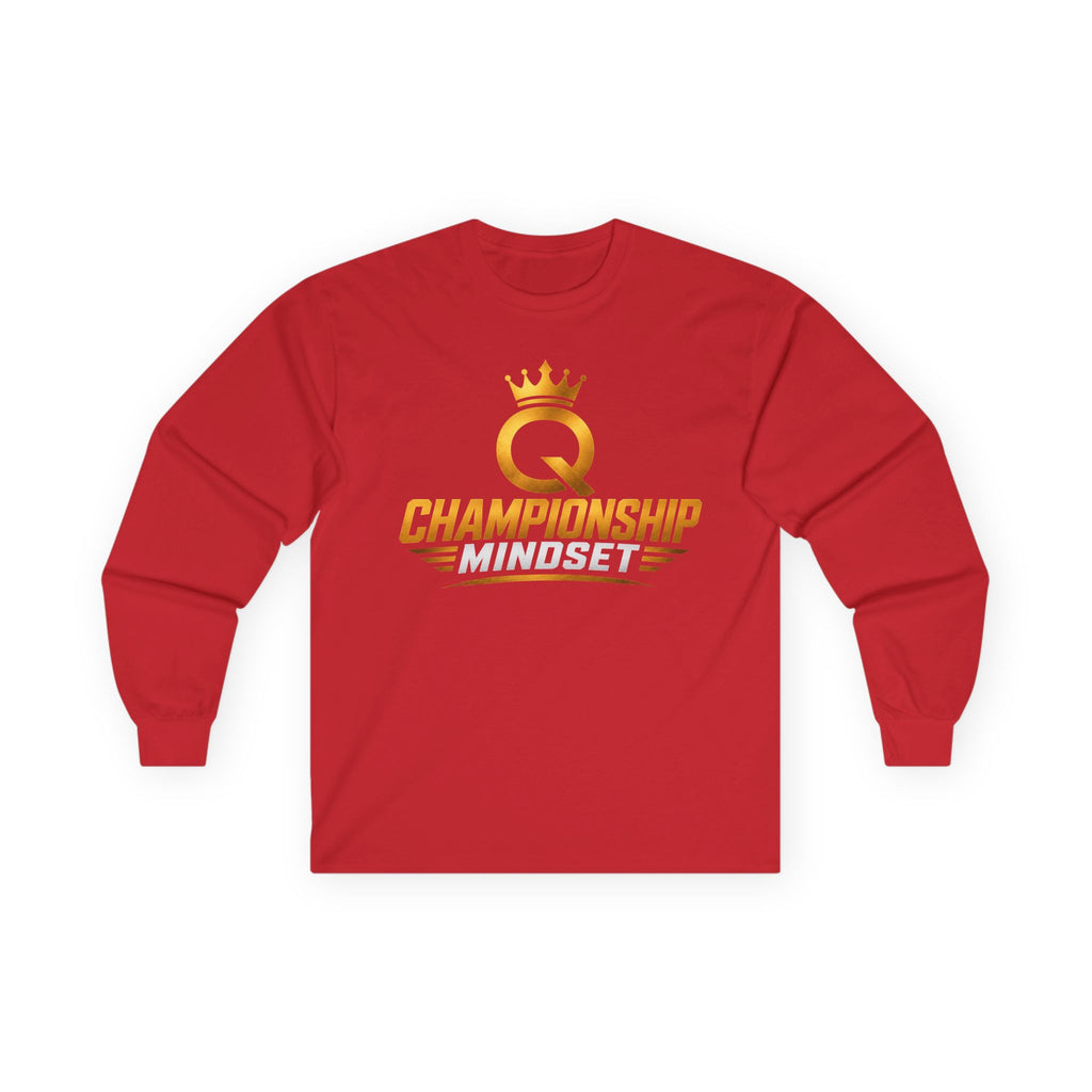 Championship Mindset Long Sleeve Tee — Lead With Purpose Motivational Shirt