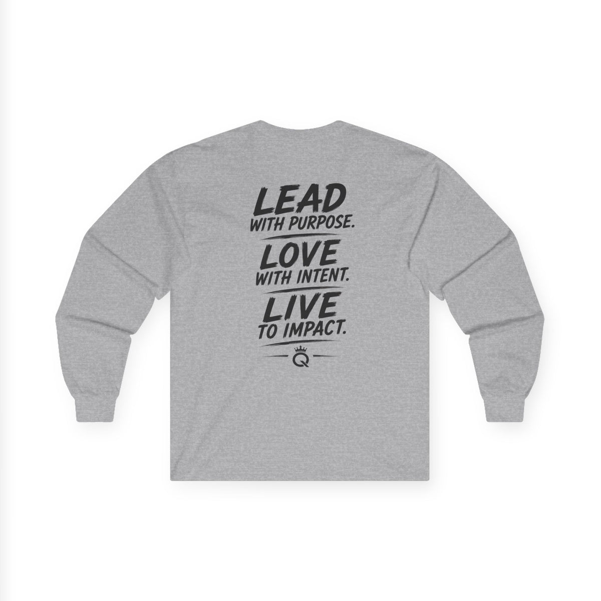 Championship Mindset Long Sleeve Tee — "Lead with Purpose. Love with Intent. Live to Impact."