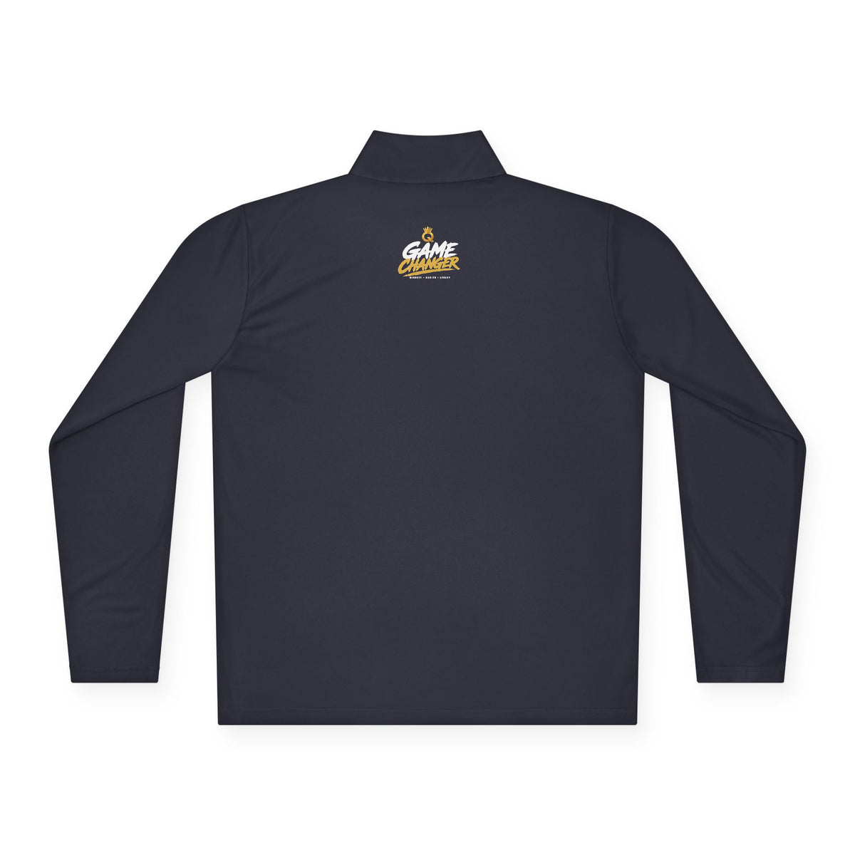 Gold Crown Embroidered Quarter-Zip Pullover