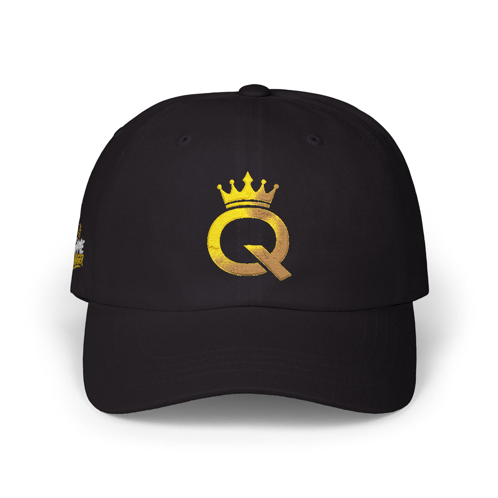 Dad Cap — Gold Crown 'Q' Embroidered Hat