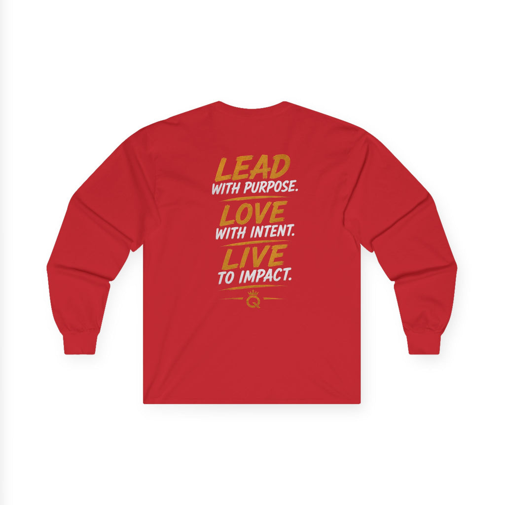 Championship Mindset Long Sleeve Tee — Lead With Purpose Motivational Shirt