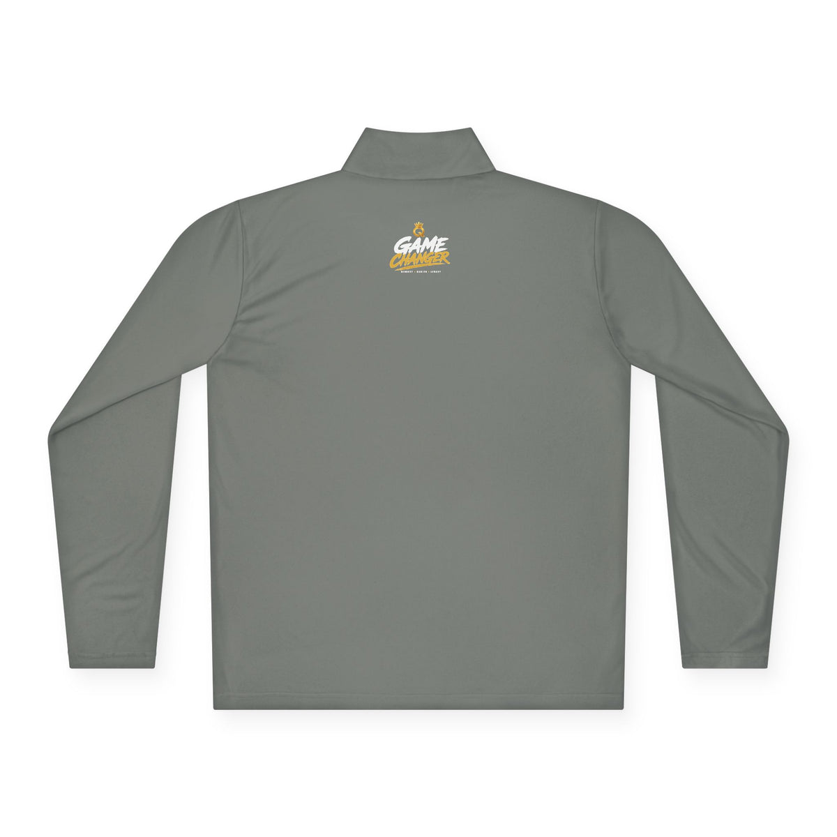 Gold Crown Embroidered Quarter-Zip Pullover