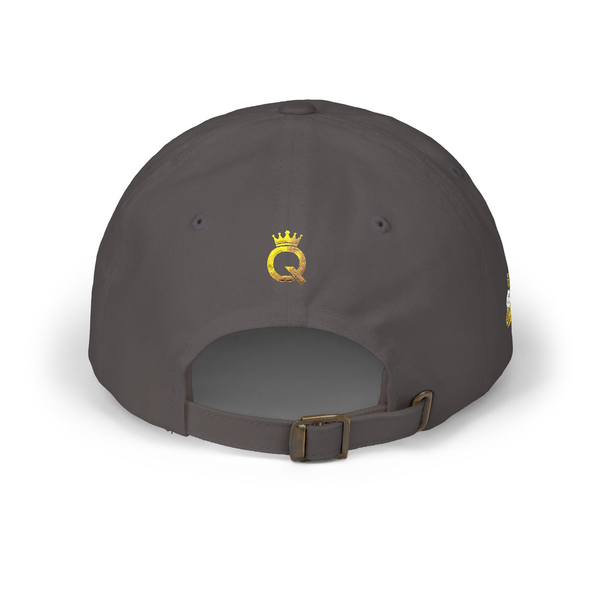 Dad Cap — Gold Crown 'Q' Embroidered Hat