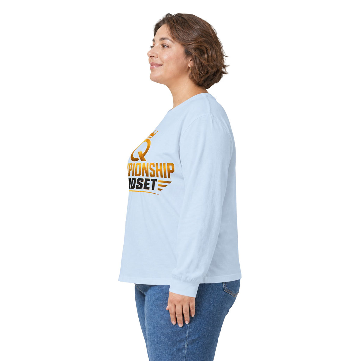 Championship Mindset Long Sleeve Tee — "Lead with Purpose. Love with Intent. Live to Impact."