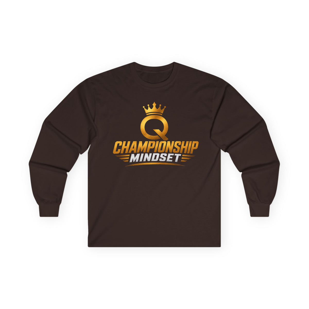 Championship Mindset Long Sleeve Tee — Lead With Purpose Motivational Shirt