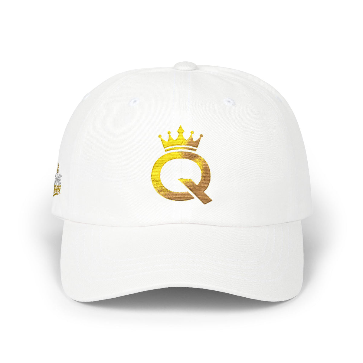 Dad Cap — Gold Crown 'Q' Embroidered Hat