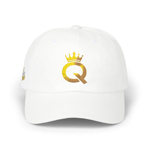 Dad Cap — Gold Crown 'Q' Embroidered Hat