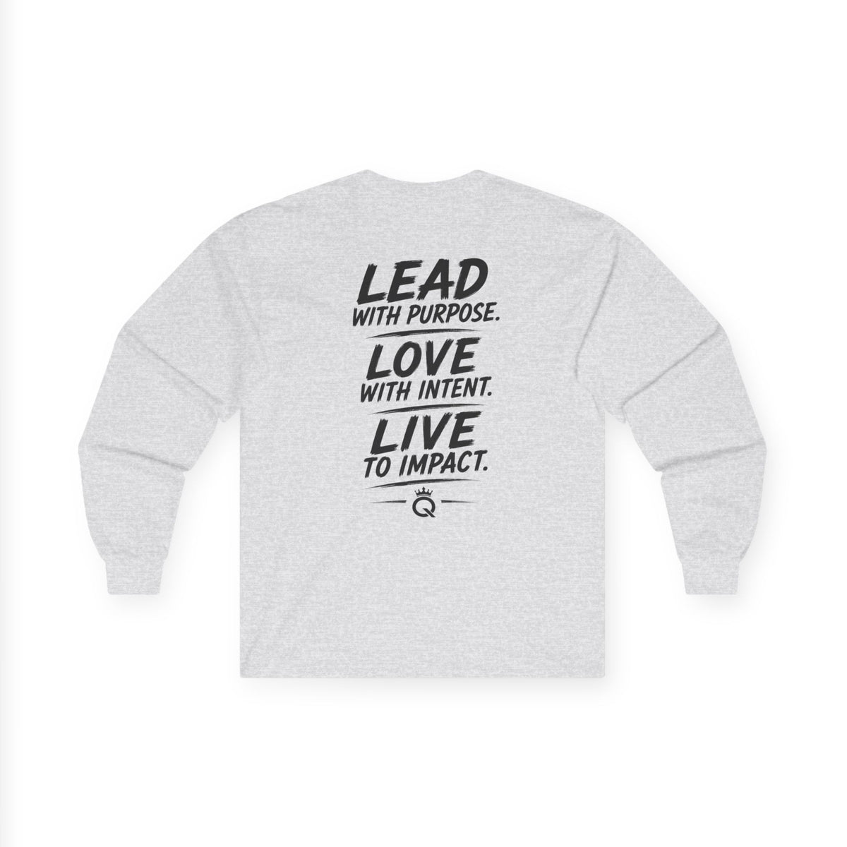 Championship Mindset Long Sleeve Tee — "Lead with Purpose. Love with Intent. Live to Impact."