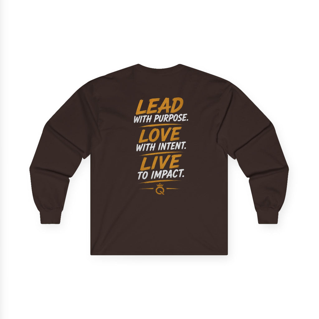 Championship Mindset Long Sleeve Tee — Lead With Purpose Motivational Shirt