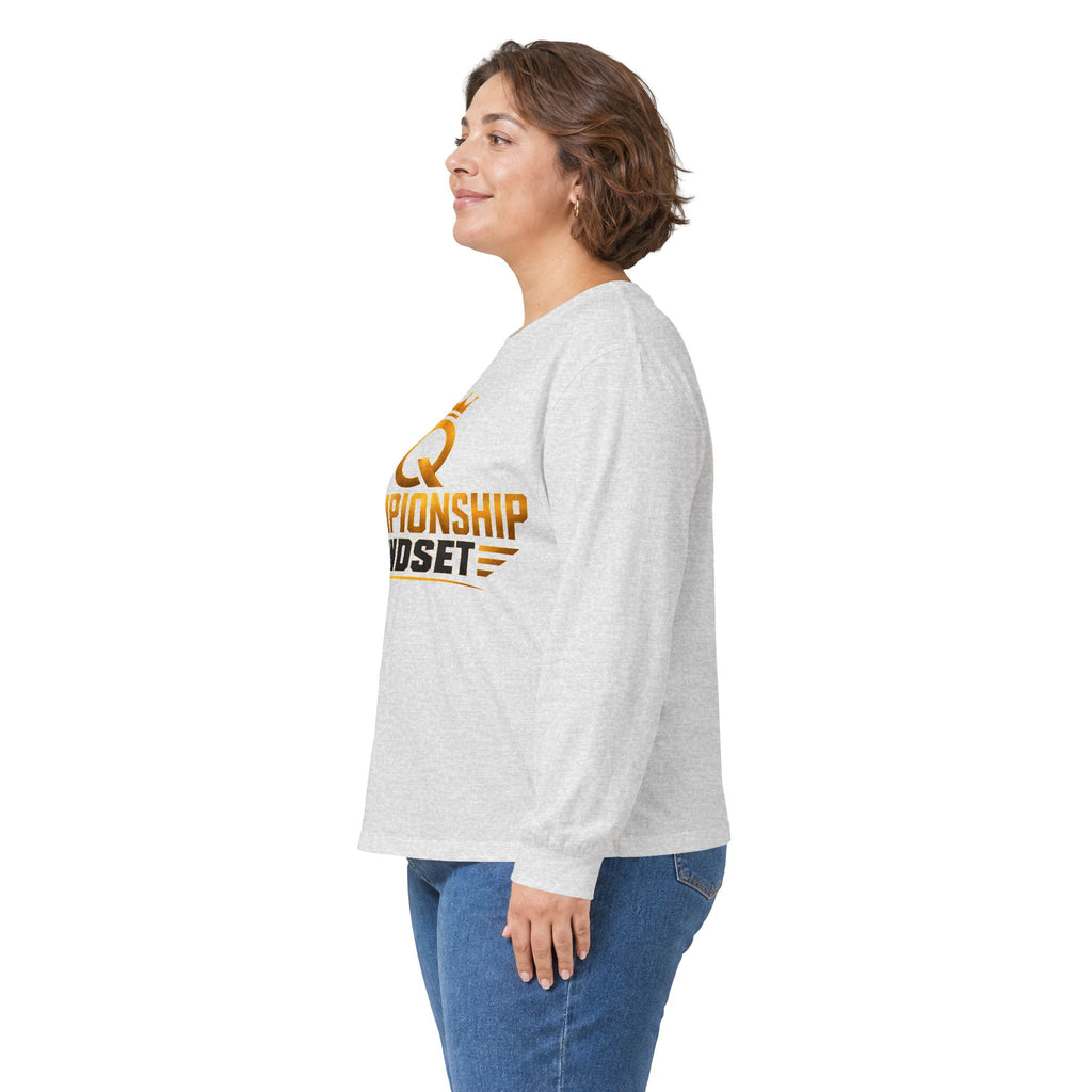 Championship Mindset Long Sleeve Tee — "Lead with Purpose. Love with Intent. Live to Impact."