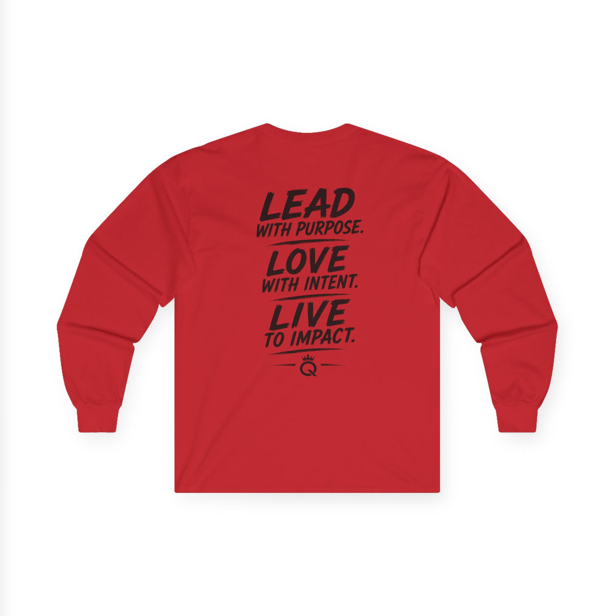 Championship Mindset Long Sleeve Tee — "Lead with Purpose. Love with Intent. Live to Impact."