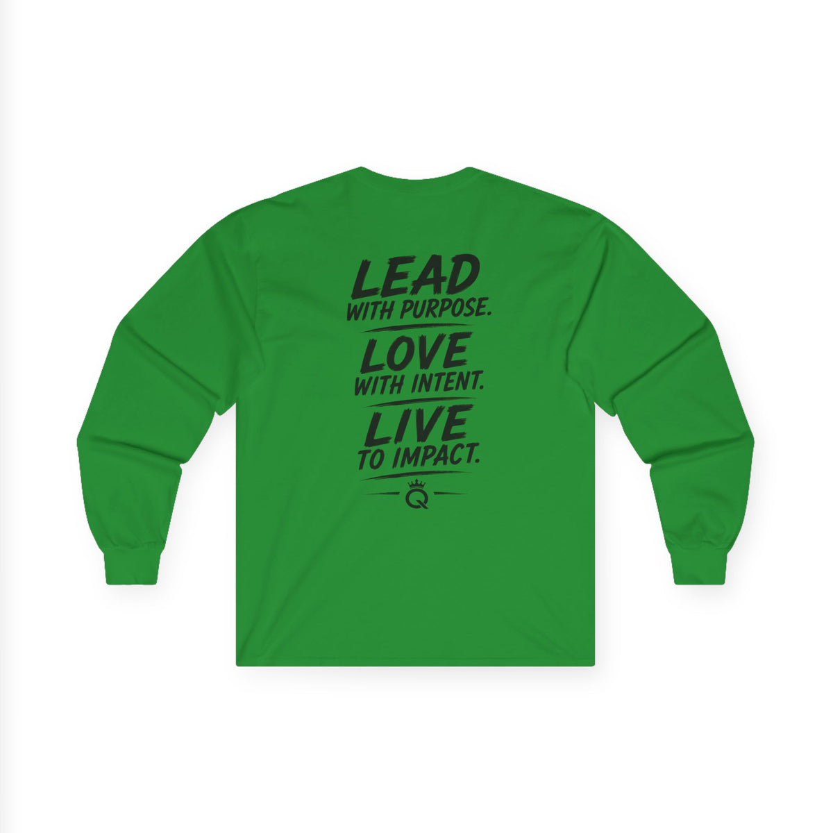 Championship Mindset Long Sleeve Tee — "Lead with Purpose. Love with Intent. Live to Impact."