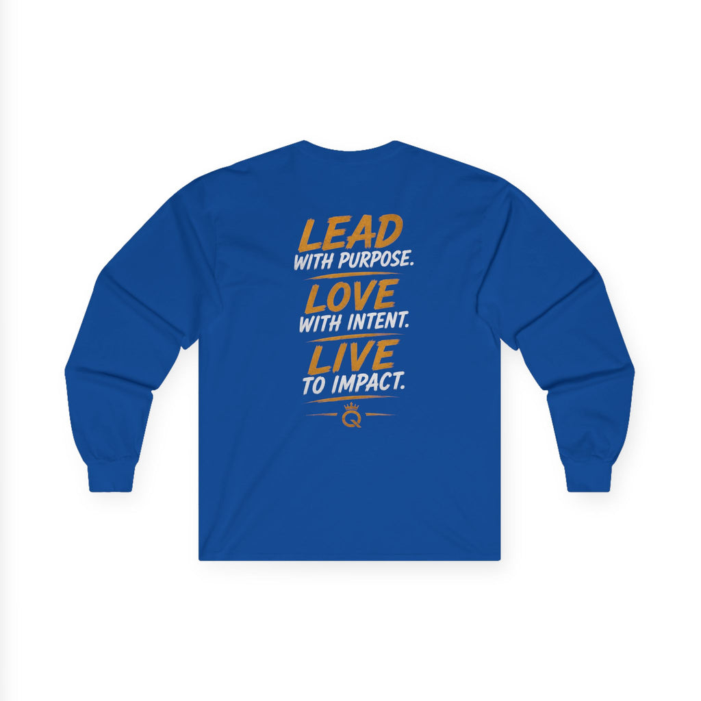 Championship Mindset Long Sleeve Tee — Lead With Purpose Motivational Shirt