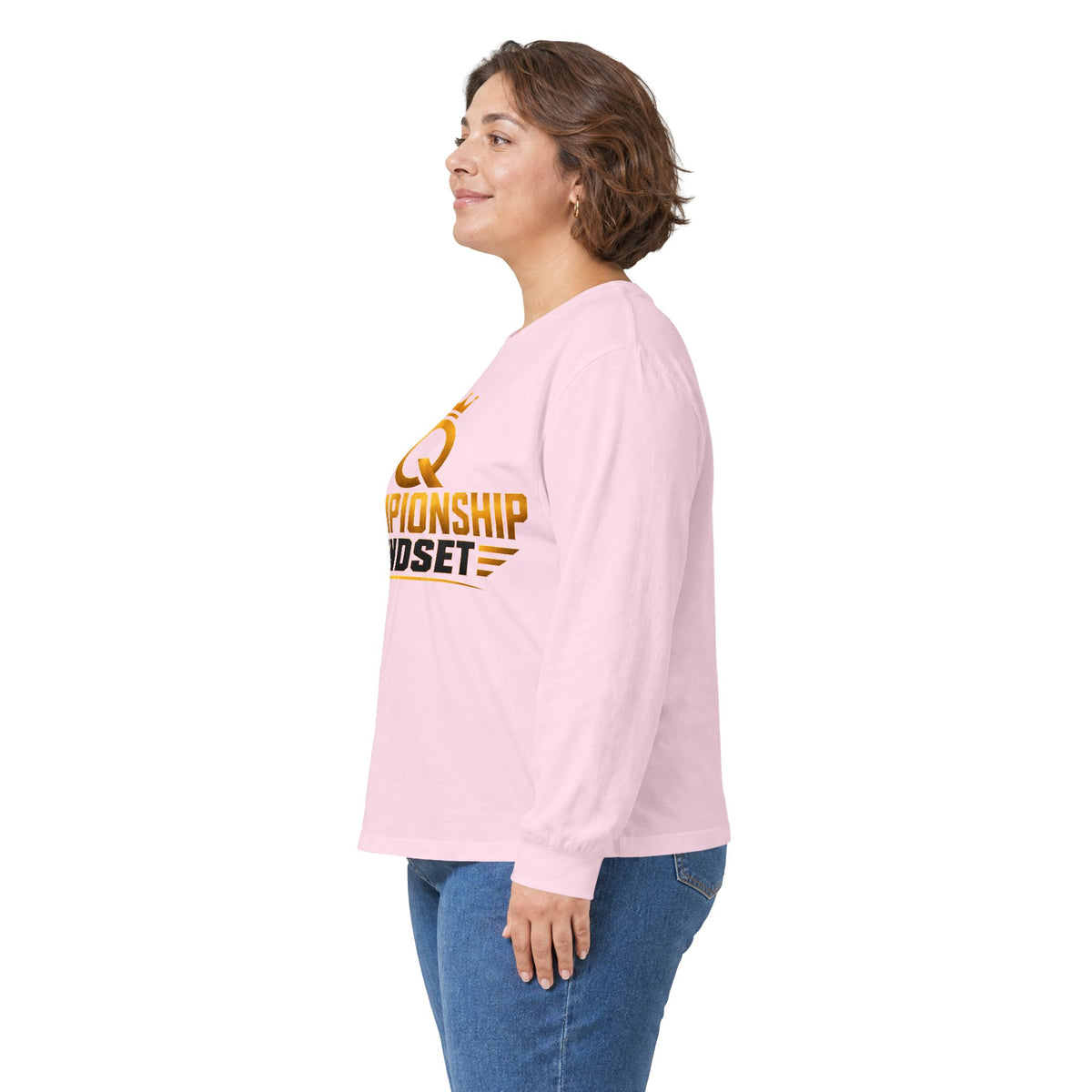 Championship Mindset Long Sleeve Tee — "Lead with Purpose. Love with Intent. Live to Impact."