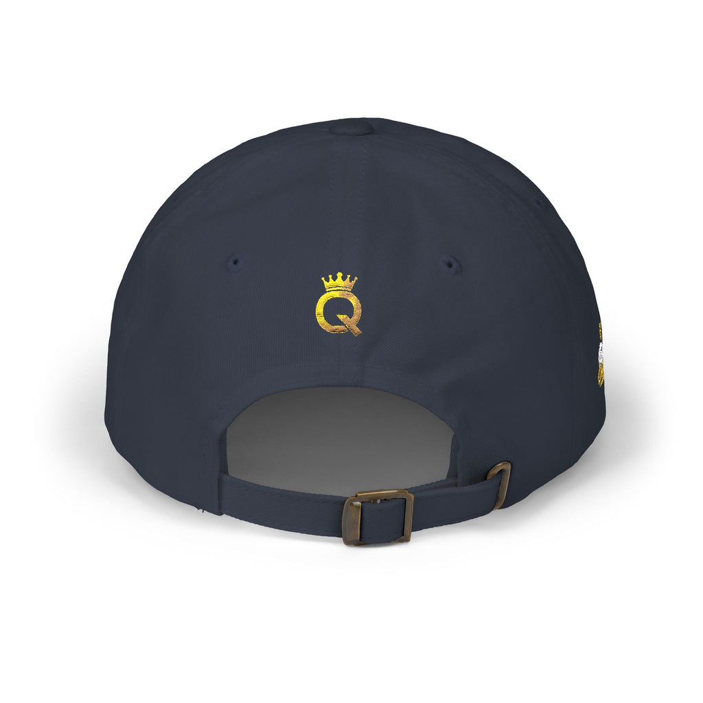Dad Cap — Gold Crown 'Q' Embroidered Hat