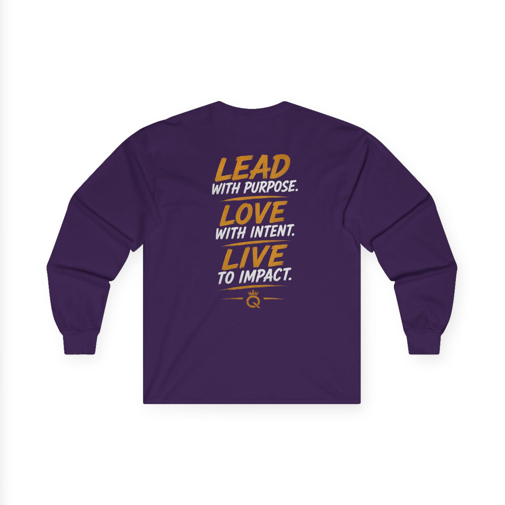 Championship Mindset Long Sleeve Tee — Lead With Purpose Motivational Shirt