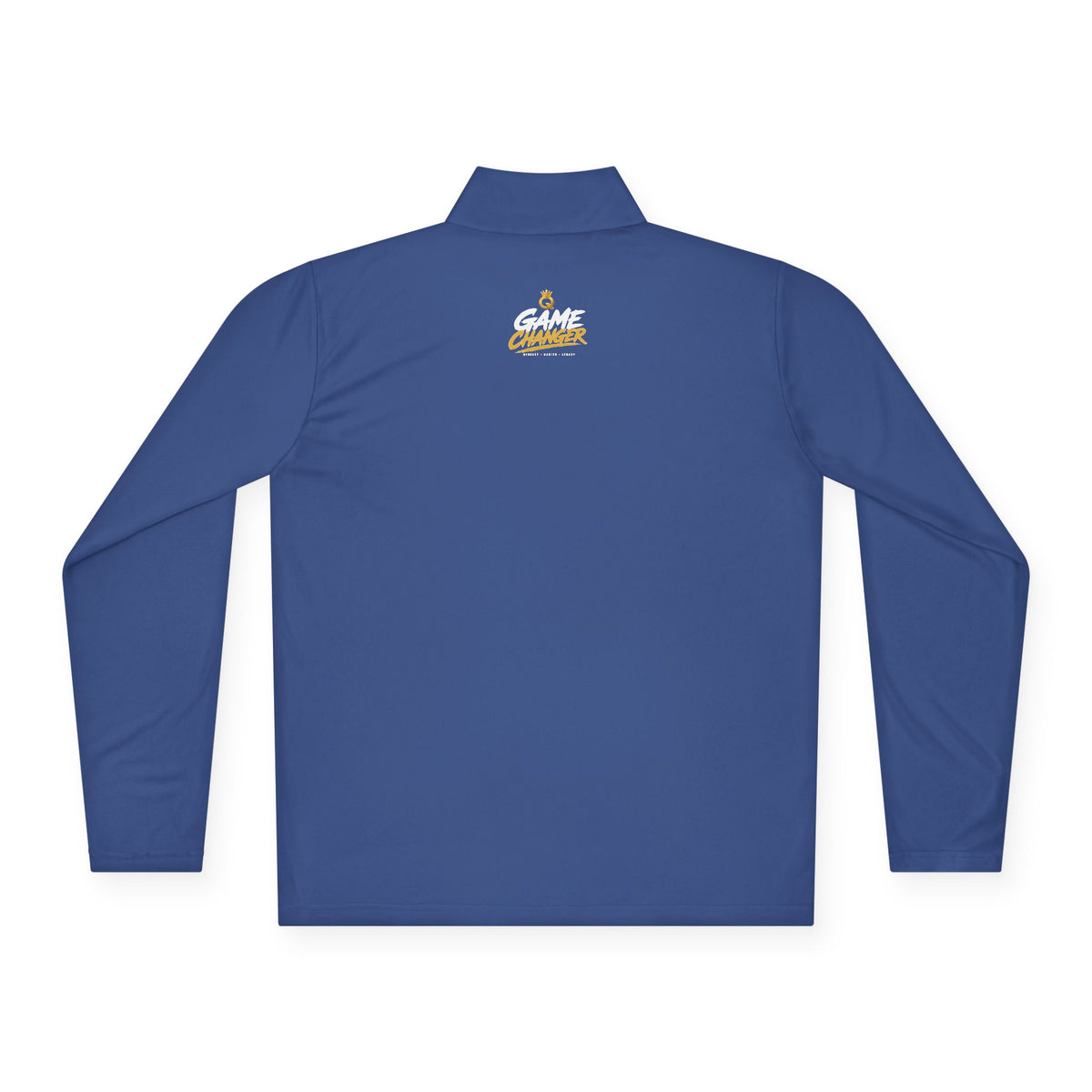 Gold Crown Embroidered Quarter-Zip Pullover