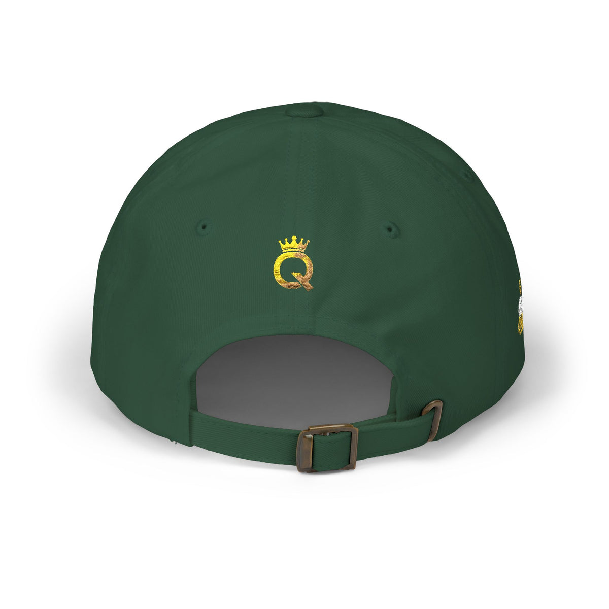 Dad Cap — Gold Crown 'Q' Embroidered Hat