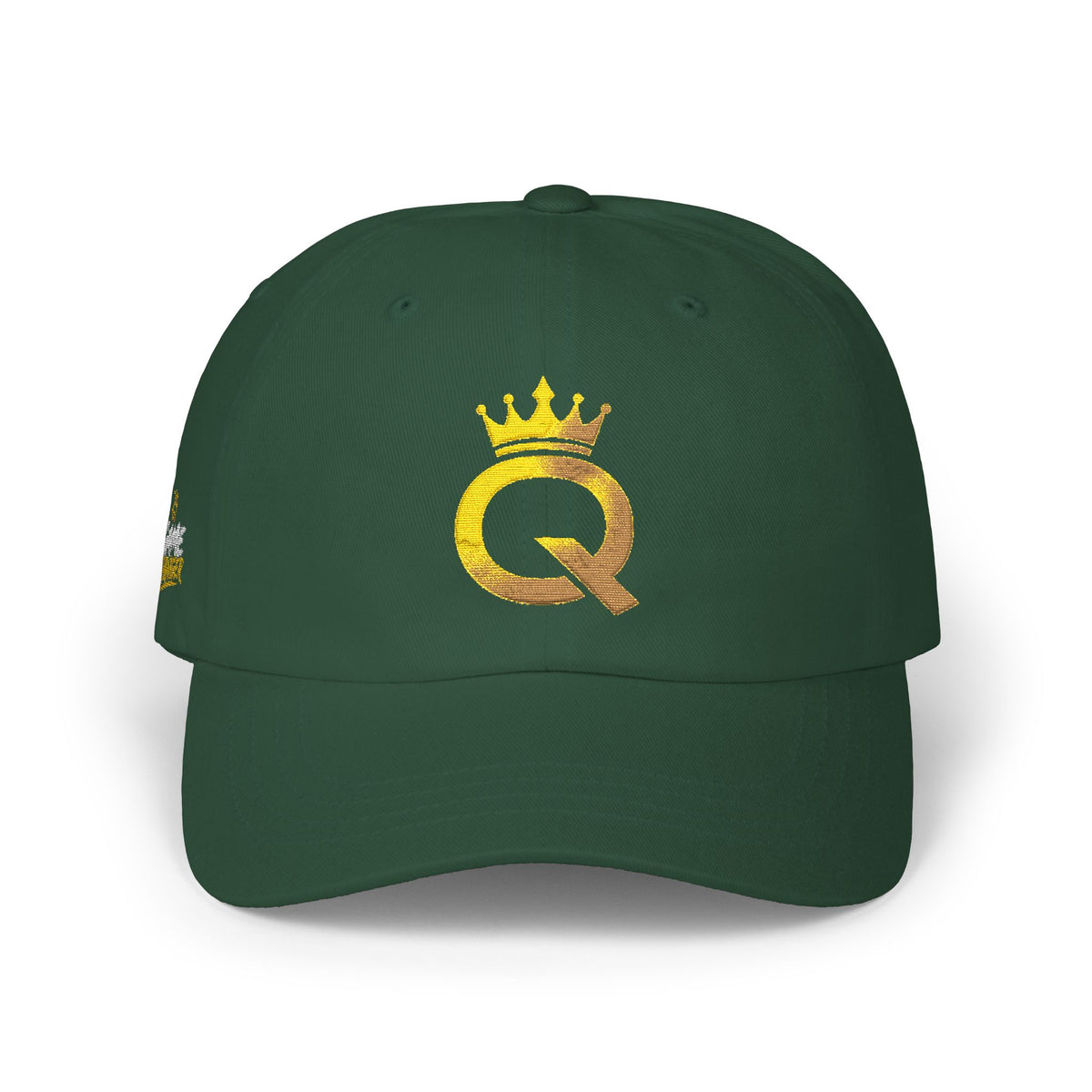 Dad Cap — Gold Crown 'Q' Embroidered Hat