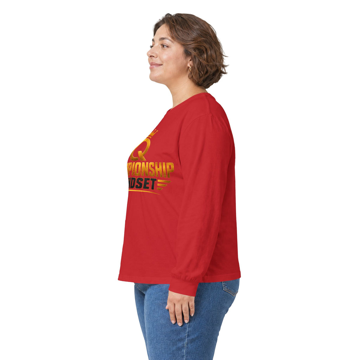 Championship Mindset Long Sleeve Tee — "Lead with Purpose. Love with Intent. Live to Impact."