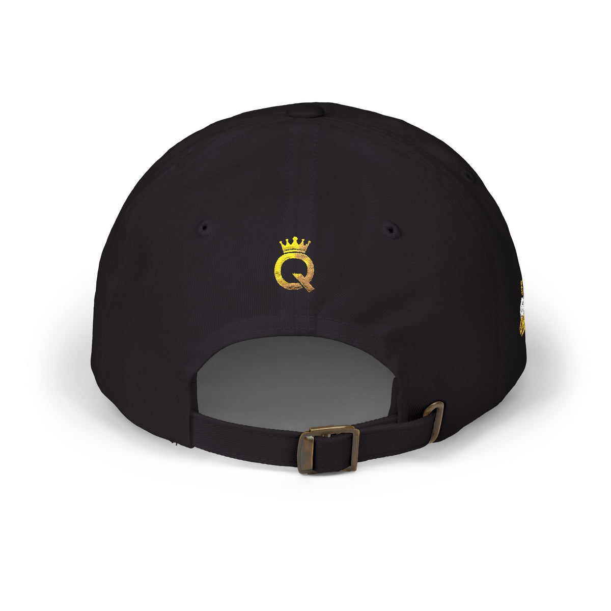 Dad Cap — Gold Crown 'Q' Embroidered Hat