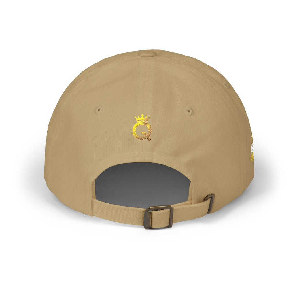 Dad Cap — Gold Crown 'Q' Embroidered Hat