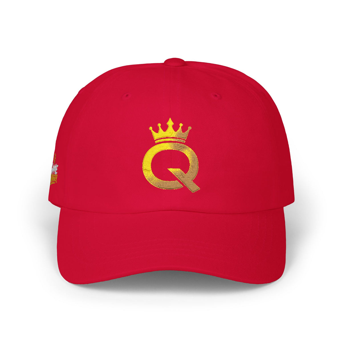 Dad Cap — Gold Crown 'Q' Embroidered Hat