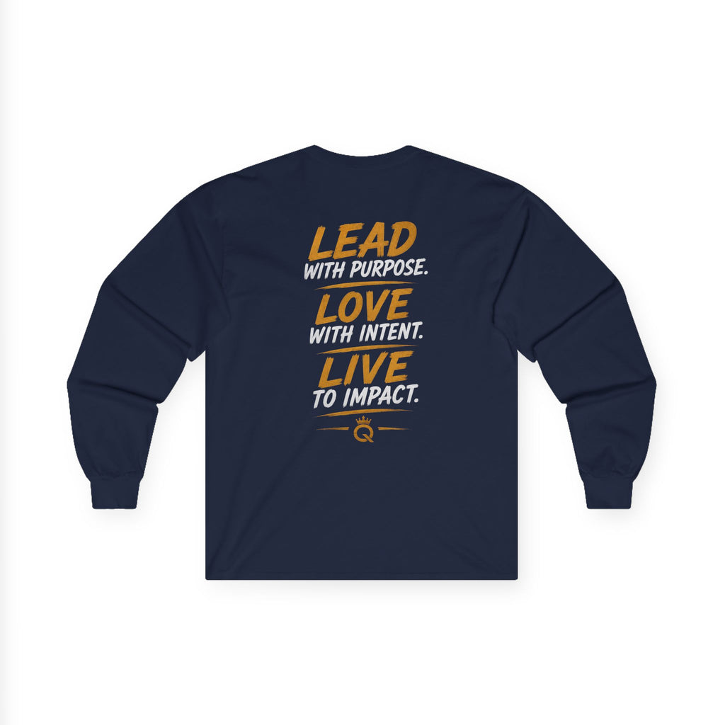 Championship Mindset Long Sleeve Tee — Lead With Purpose Motivational Shirt