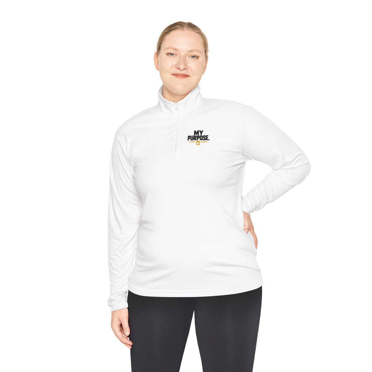 Quarter-Zip Pullover — 'Q' Crown Logo Pullover