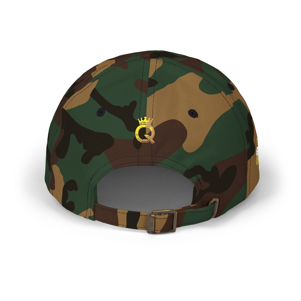 Dad Cap — Gold Crown 'Q' Embroidered Hat