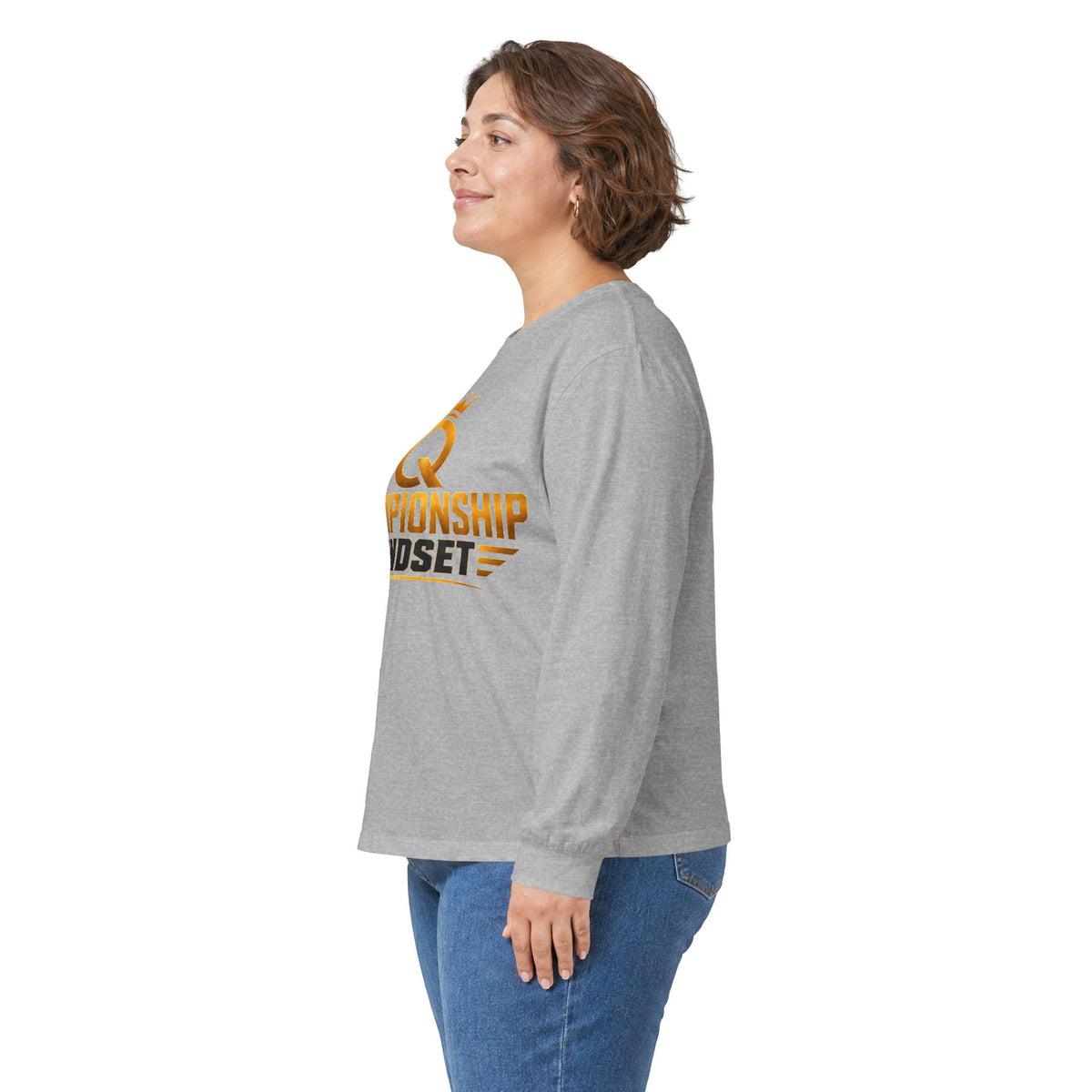 Championship Mindset Long Sleeve Tee — "Lead with Purpose. Love with Intent. Live to Impact."